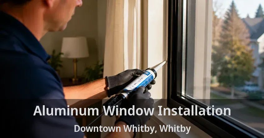 Aluminum Window Installation Downtown Whitby, Whitby - ON