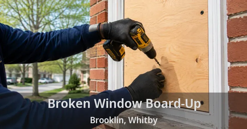 Broken Window Board-Up Brooklin, Whitby - ON