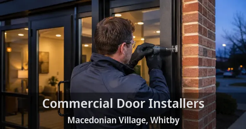 Commercial Door Installers Macedonian Village, Whitby - ON