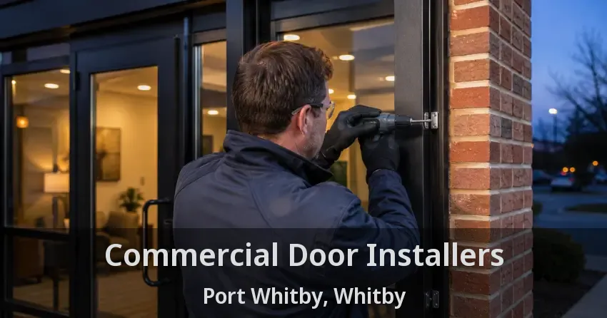 Commercial Door Installers Port Whitby, Whitby - ON