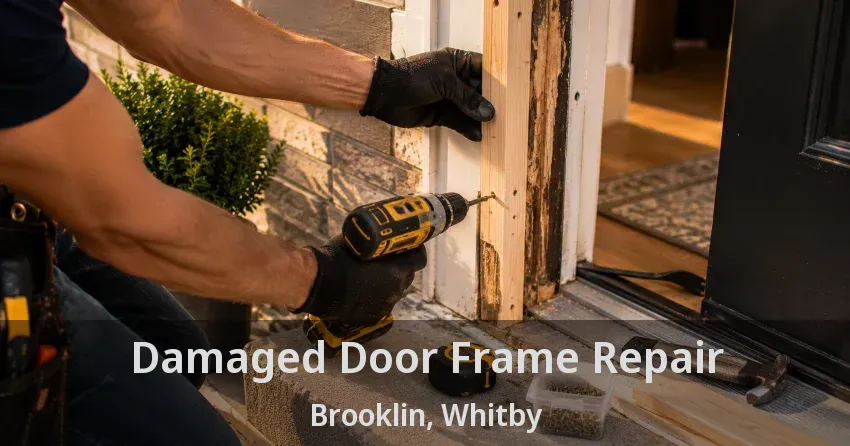 Damaged Door Frame Repair Brooklin, Whitby - ON