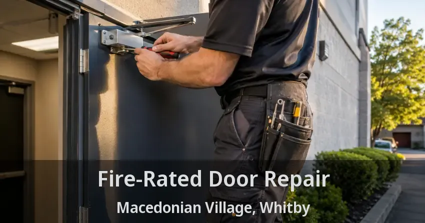 Fire-Rated Door Repair Macedonian Village, Whitby - ON
