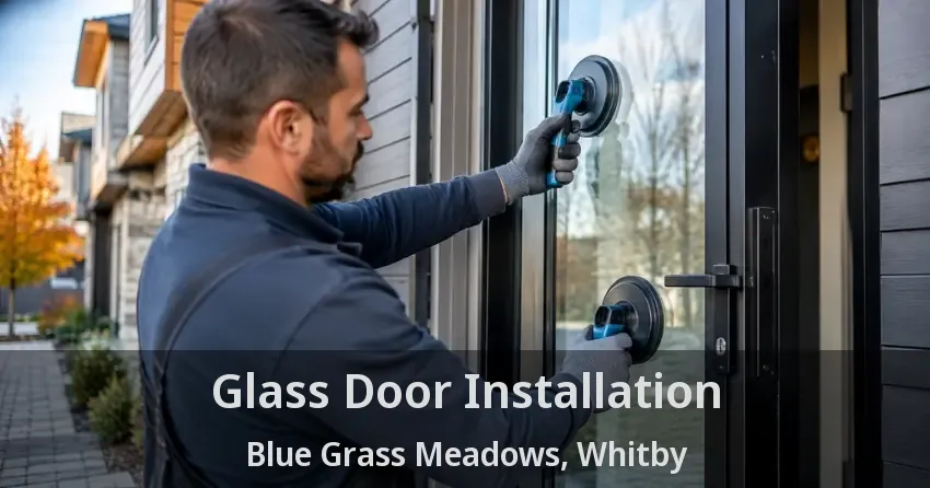Glass Door Installation Blue Grass Meadows, Whitby - ON