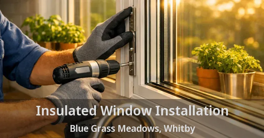 Insulated Window Installation Blue Grass Meadows, Whitby - ON