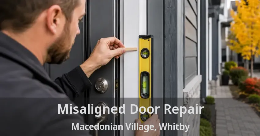 Misaligned Door Repair Macedonian Village, Whitby - ON