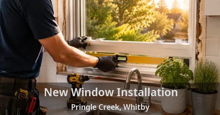 New Window Installation Pringle Creek, Whitby - ON