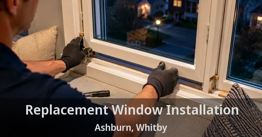 Replacement Window Installation Ashburn, Whitby - ON