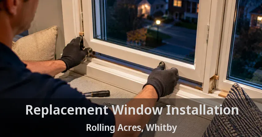 Replacement Window Installation Rolling Acres, Whitby - ON