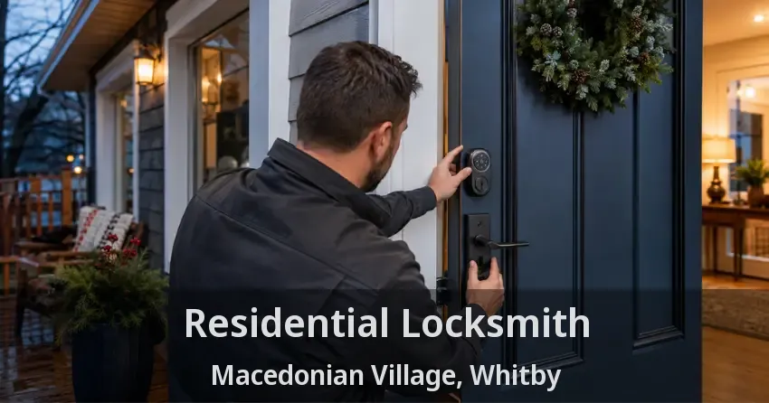 Residential Locksmith Macedonian Village, Whitby - ON