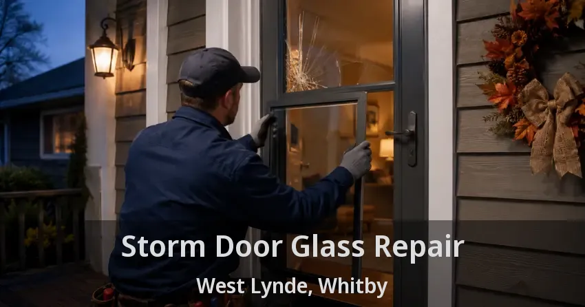 Storm Door Glass Repair West Lynde, Whitby - ON