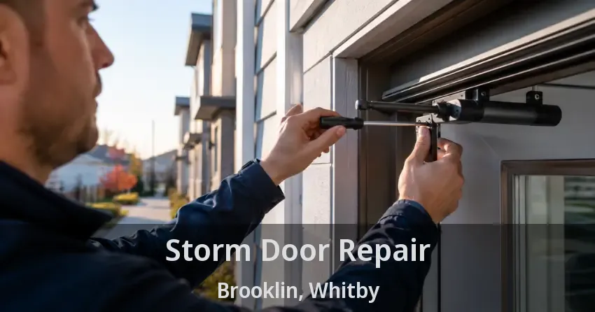 Storm Door Repair Brooklin, Whitby - ON