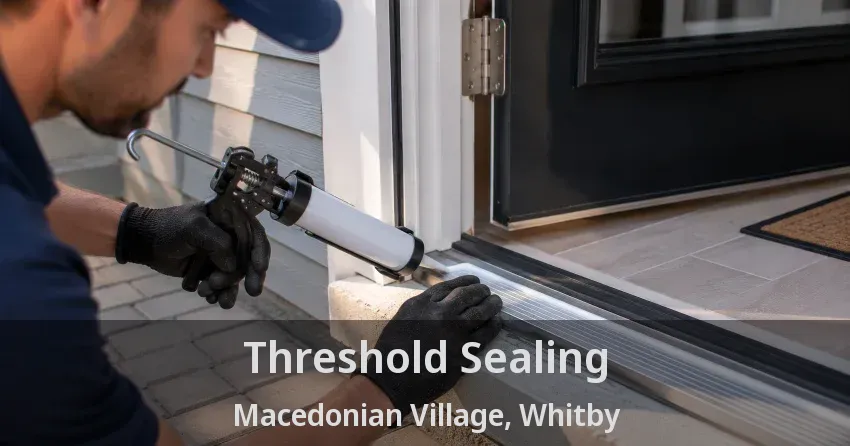 Threshold Sealing Macedonian Village, Whitby - ON