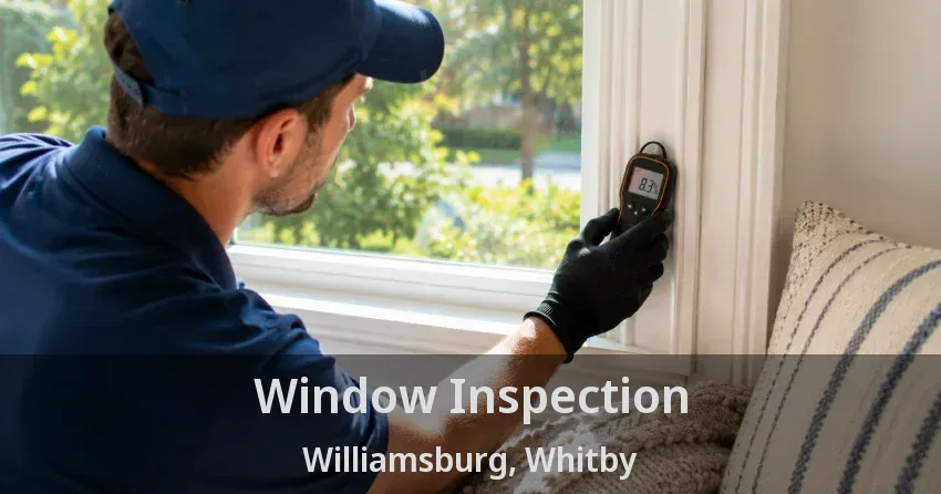 Window Inspection Williamsburg, Whitby - ON