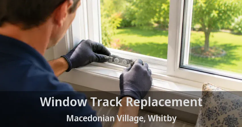 Window Track Replacement Macedonian Village, Whitby - ON