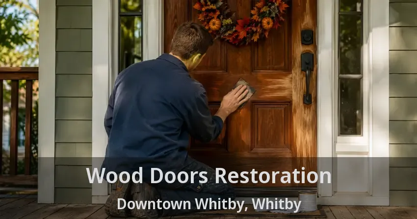 Wood Doors Restoration Downtown Whitby, Whitby - ON