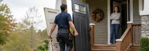 Old Door Replacement Pringle Creek, Whitby